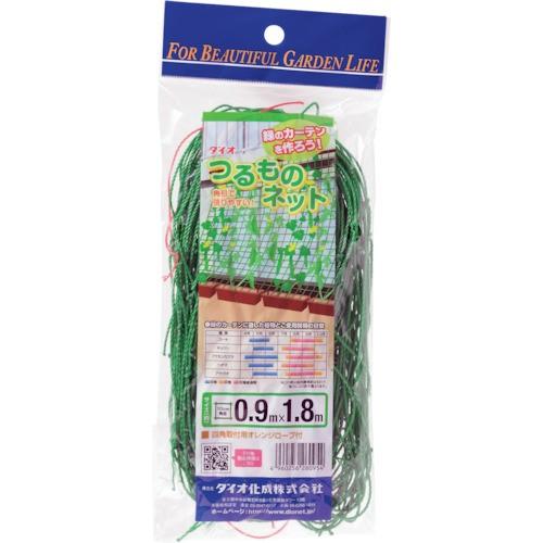 ダイオ化成　つるもの園芸ネット　緑　１０ｃｍ角目　幅０．９ｍ×長さ１．８ｍ　２６０９５４　１枚 （直送） の商品画像