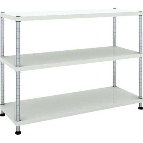 ＴＲＵＳＣＯ　フェニックスラック　１２００×４５０　３段　ホワイト　ＰＥＲ−３４４３−Ｗ　１台（直送）