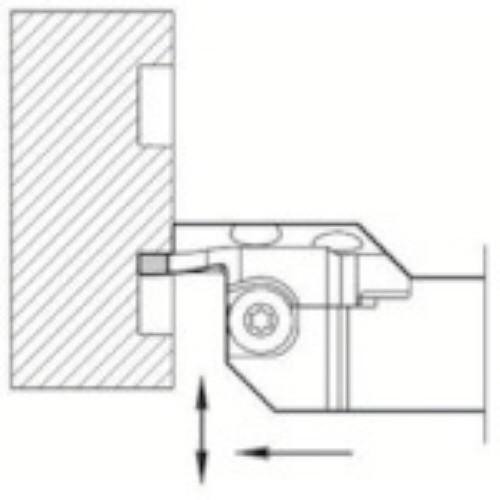 京セラ　溝入れ用ホルダ　ＫＧＤＦＬ−１１５−５Ｃ−Ｃ　１個（直送）