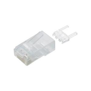 エレコム　ツメの折れないＬＡＮコネクタ　カテゴリー６　ＬＤ−６ＲＪ４５Ｔ１０／Ｔ　１パック（１０個）｜tanomail