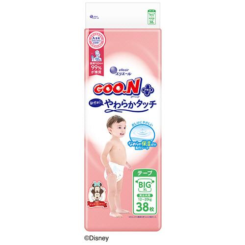 大王製紙 グーンプラス 敏感肌にやわらかタッチ テープ BIGサイズ 