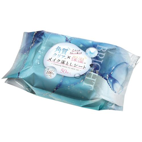 昭和紙工 潤い素肌メイク落としシート 1パック（50枚