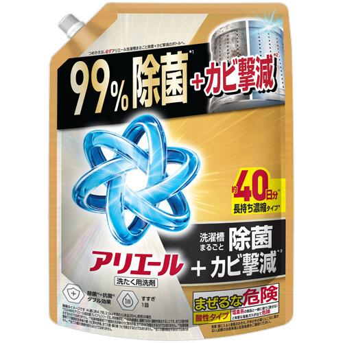 P&G アリエール ジェル 除菌プラス つめかえ用 超ジャンボサイズ