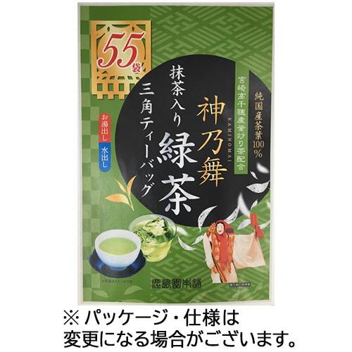 鹿島園本舗 神乃舞 抹茶入り緑茶三角ティーバッグ 2．8g／バッグ 1