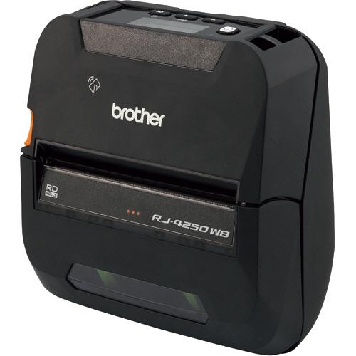 ４インチ用紙幅　感熱モバイルプリンター（ラベル・レシート兼用モデル）　ＲＪ−４２５０ＷＢ　１台（お取寄せ品)