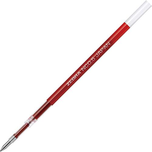ゼブラ　油性ボールペン替芯　ＮＣ−０．５芯　赤　ＲＮＣ５−Ｒ　１本｜tanomail