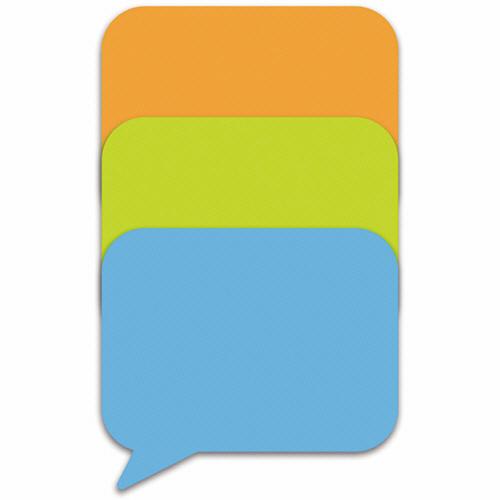 一部予約販売中 ３ｍ ポスト イット シルエットノート 強粘着タイプ フキダシ四角 ３色 ｓｓｓ ｆｋｓ １パック ３冊 Materialworldblog Com