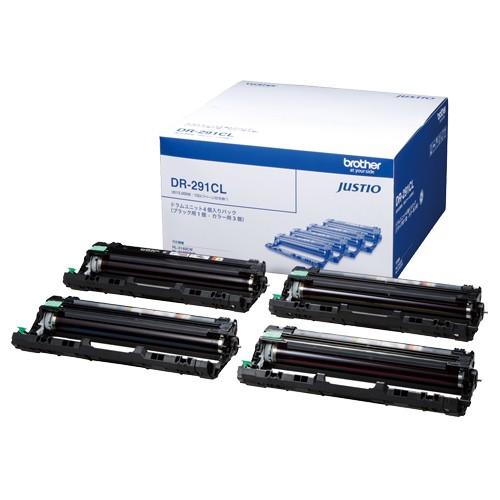 ドラムユニット　ブラック用１個・カラー用３個　ＤＲ−２９１ＣＬ　１箱（４個）
