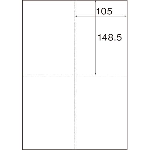 大塚商会 TANOSEE レーザープリンタ・インクジェット用 4分割