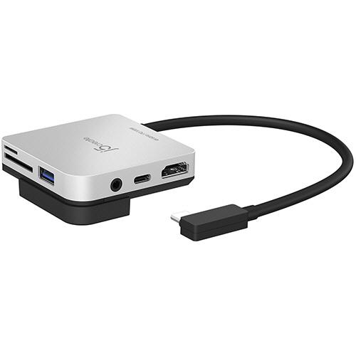 ｊ５　Ｃｒｅａｔｅ　ＵＳＢ−Ｃ対応　６ｉｎ１マルチアダプター（ｉＰａｄ　Ｐｒｏ専用パッド付属）　スペースグレー　ＪＣＤ６１２　１個（お取寄せ品)