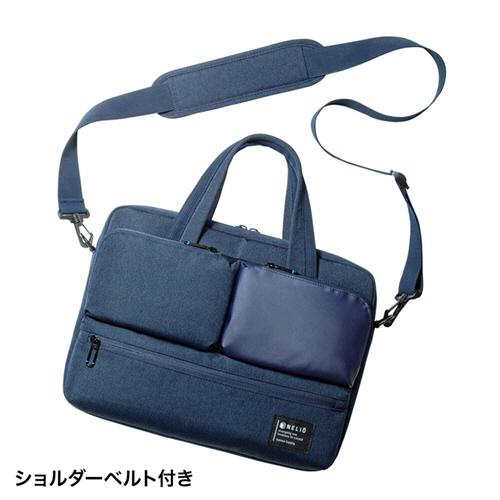 サンワサプライ　カジュアルＰＣバッグ　１３．３型ワイド対応　ネイビー　ＢＡＧ−ＣＡ１１ＮＶ　（お取寄せ品）｜tanomail｜05