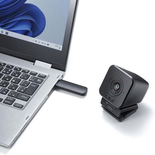 SANWA SUPPLAY 広角ワイヤレス WEBカメラ 画角107° 他おまけ SANWA SUPPLY（サンワサプライ） ワイヤレス広角WEBカメラ（水平画