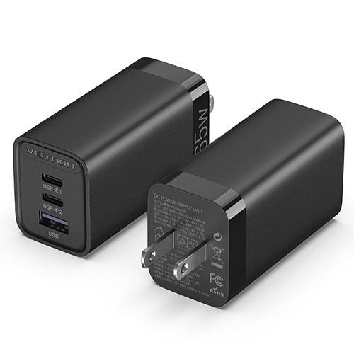 ベンション 3−port USB（C＋C＋A） GaN コンセント充電