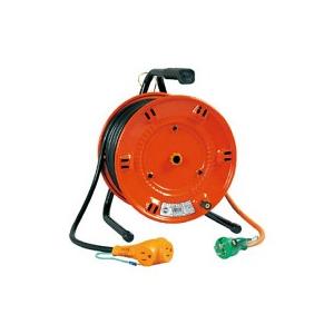 日動工業　延長コード型ドラム　びっくリール（単相１００Ｖ）　２０ｍ　アース付　ＮＬ−Ｅ２０Ｓ　１台 （メーカー直送）