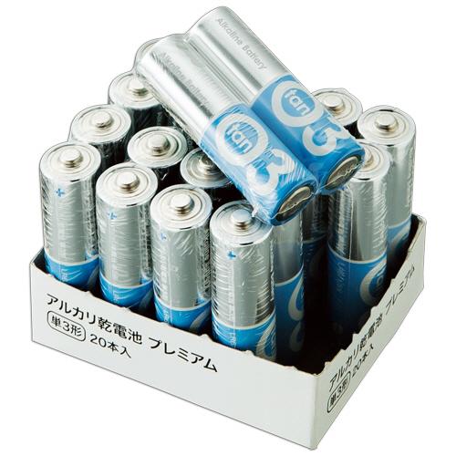 大塚商会 TANOSEE アルカリ乾電池 プレミアム 単3形 1箱