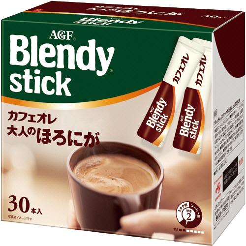 驚きの価格が実現 味の素ａｇｆ ブレンディ スティック カフェオレ 大人のほろにが １箱 ３０本 Pmajk Gov Pk