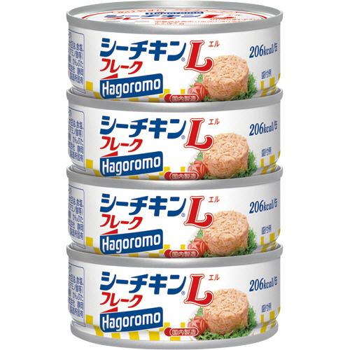 はごろもフーズ シーチキンLフレーク 70g 1パック（4缶 