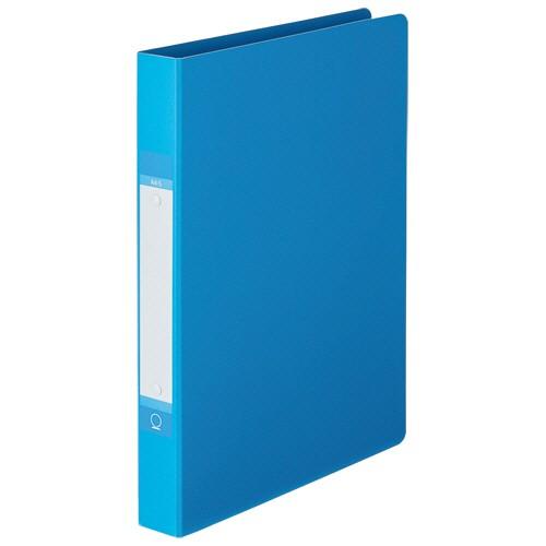 TANOSEE　樹脂製ワンタッチＯリングファイル（紙表紙）　Ａ４タテ　２穴　２００枚収容　リング内径２３ｍｍ　背幅３６ｍｍ　ブルー　１冊