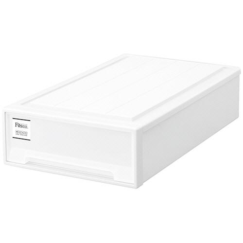 天馬　Ｆｉｔｓ　フィッツケース　モノ　スリムＬ　Ｗ４４０×Ｄ７４０×Ｈ１８０ｍｍ　ホワイト　１組（２個）_1