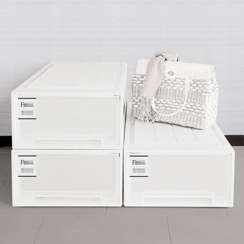 天馬　Ｆｉｔｓ　フィッツケース　モノ　スリムＬ　Ｗ４４０×Ｄ７４０×Ｈ１８０ｍｍ　ホワイト　１組（２個）_4