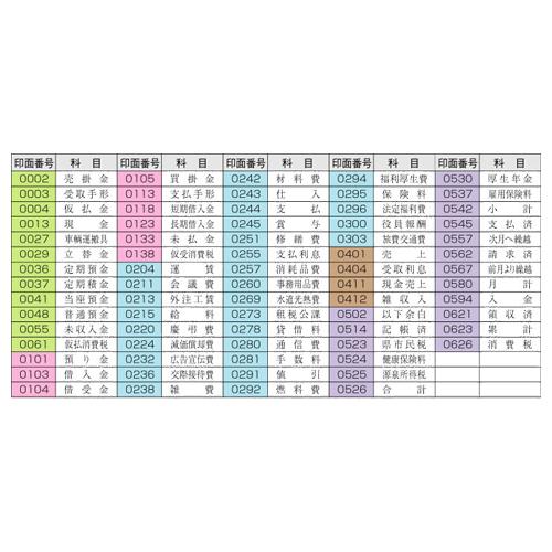 シヤチハタ（Shachihata） Xスタンパー 科目印 72本セット XNK
