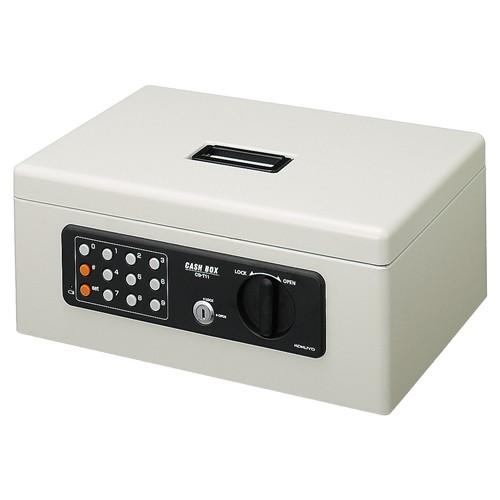 手提げ金庫（テンキー付）　Ａ４　Ｗ３５７×Ｄ２５９×Ｈ１５２ｍｍ　ライトグレー　ＣＢ−Ｔ１１Ｍ　１台（お取寄せ品)