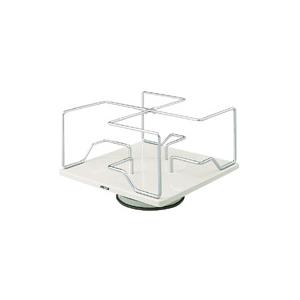 LION回転本立BS型 ライオン事務器 回転本立 BS型 大 ライトグレー 224−73 1台