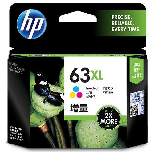 ＨＰ　ＨＰ６３ＸＬ　インクカートリッジ　３色カラー　増量　Ｆ６Ｕ６３ＡＡ｜tanomail