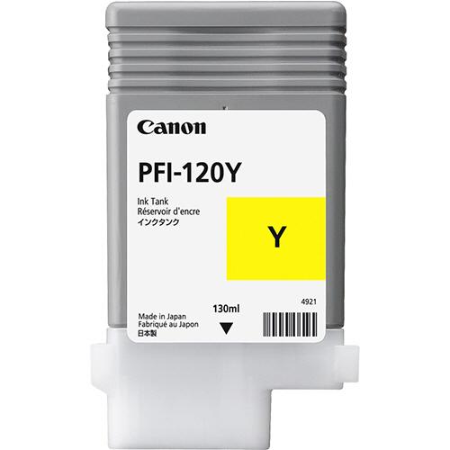 Canon PFI-120Y イエロー インクカートリッジ 130ml キヤノン（Canon） インクタンク PFI−120Y 顔料イエロー