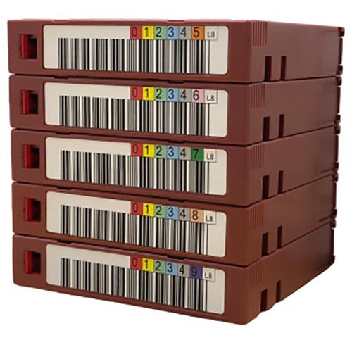 LTO Ultrium8 データカートリッジ バーコードラベル付