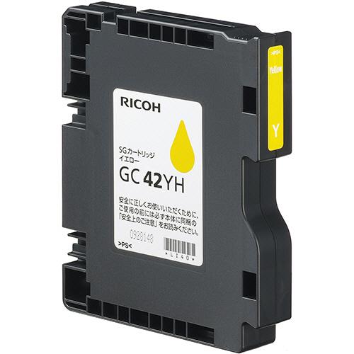 リコー（RICOH） SGカートリッジ GC42YH イエロー Lサイズ 