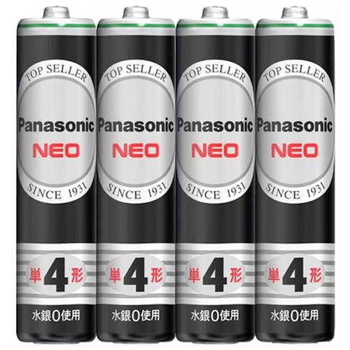パナソニック　マンガン乾電池　ネオ　黒　単４形　Ｒ０３ＮＢ／４Ｓ　１パック（４本）｜tanomail