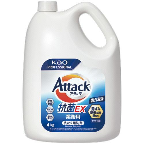 Kao（花王） アタック抗菌EX つめかえ用 業務用 4kg 1本