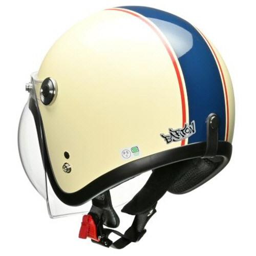 リード工業 ジェットヘルメット BARTON BC−10 アイボリー 