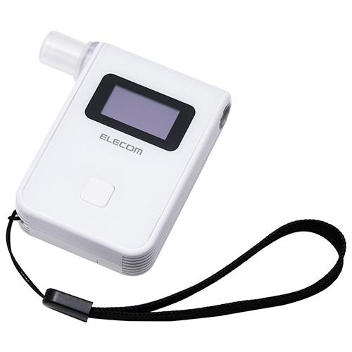 ELECOM（エレコム） ALSmart 燃料電池式アルコールチェッカー ホワイト HCS−AC03BTWH 1個 : ぱーそなるたのめーる ...