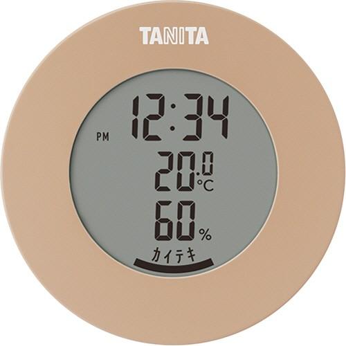 タニタ　デジタル温湿度計　ライトブラウン　ＴＴ−５８５ＢＲ　１個　（お取寄せ品）｜tanomail