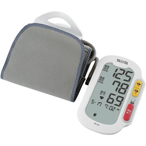 タニタ　上腕式血圧計　ホワイト　ＢＰ−２２３−ＷＨ　１台 （お取寄せ品）｜tanomail