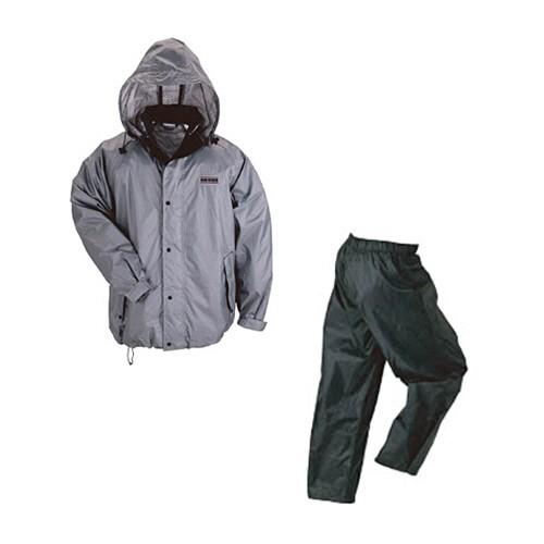 川西工業 レインウェア（男女兼用）雨職人 グレー Lサイズ 3530-GR-L 1着 【北海道・沖縄・離島配送不可】 川西工業（KAWANISHI INDUSTRY） レインウェア（男女兼用） 雨職人