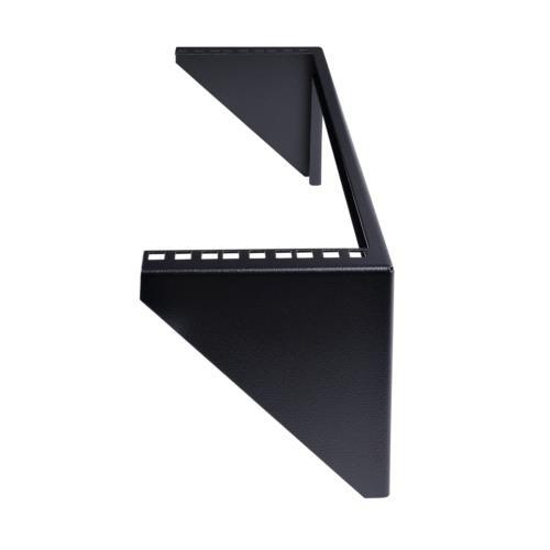 ＳｔａｒＴｅｃｈ．ｃｏｍ　スチール製垂直型ラックマウントブラケット（３Ｕ／１９型）　ブラック　ＲＫ３１９ＷＡＬＬＶ　１台（お取寄せ品)