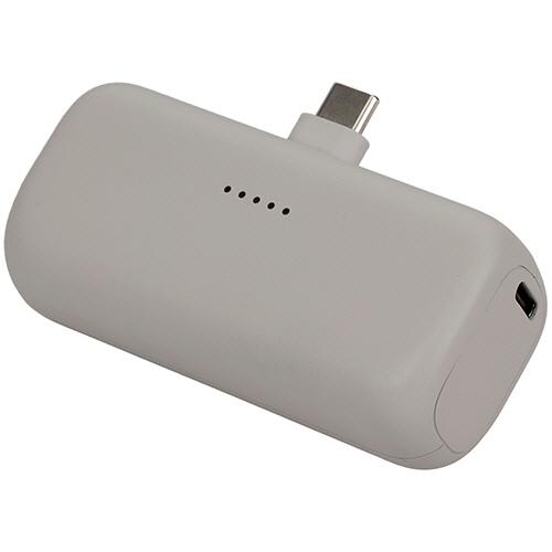 オウルテック　ＭＯＴＴＥＲＵ　ダイレクトモバイルバッテリー　５０００ｍＡｈ　ラテグレージュ　ＭＯＴ−ＭＢ５００２−ＥＣＧＹ　１個（お取寄せ品）