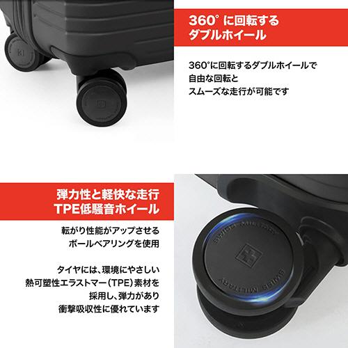 ＳＷＩＳＳ　ＭＩＬＩＴＡＲＹ　ＭＯＴＩＶＡＮ（モティバン）　スーツケース　９９／１１３Ｌ　カーボングレー　ＳＭ−Ｈ３２８Ｐ　ＧＲＡＹ_3