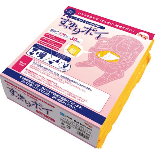 アロン化成 ポータブルトイレ用処理袋 すっきりポイ イエロー ５３３ ２２６ １パック ３０枚 送料関税無料
