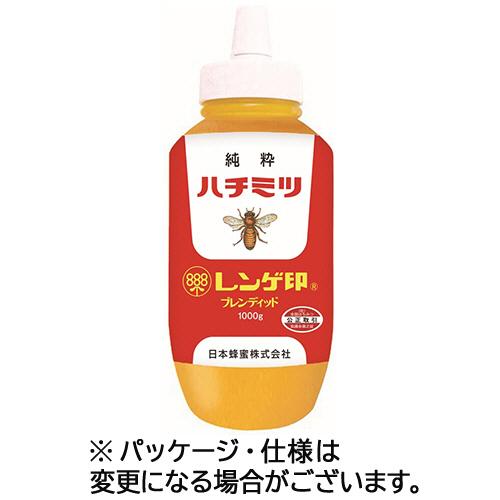 日本蜂蜜 レンゲ印はちみつ 1kg 1個【爆買