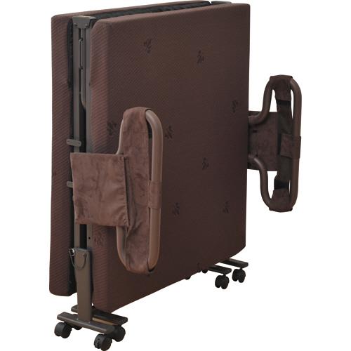 山善（YAMAZEN） 折りたたみベッド ダークブラウン BAS−1S