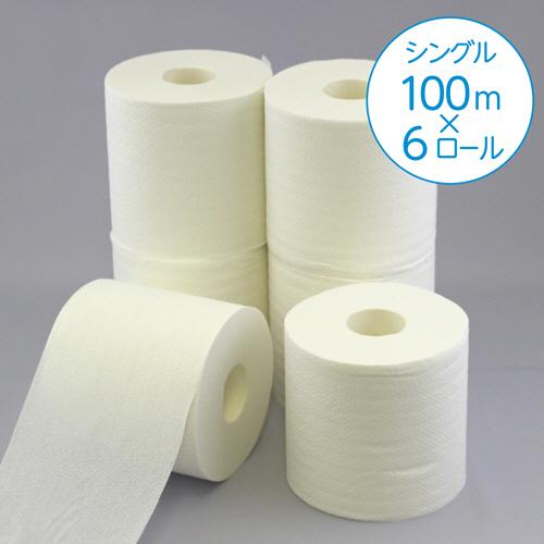 日本製紙クレシア スコッティ 2倍巻き フラワーパック シングル 芯あり 100m 1パック(6ロール)|tanomail|03