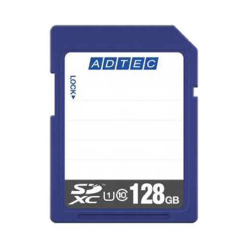 アドテック　ＳＤＸＣメモリカード　１２８ＧＢ　ＵＨＳ−I　Ｃｌａｓｓ１０　インデックスタイプ　ＡＤ−ＳＤＴＸ１２８Ｇ／Ｕ１　１枚 （お取寄せ品）｜tanomail