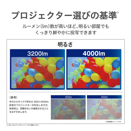 エプソン　ビジネスプロジェクター　Ｆｕｌｌ　ＨＤ　４０００ルーメン　ＥＢ−９９２Ｆ　１台　無線ＬＡＮ内蔵