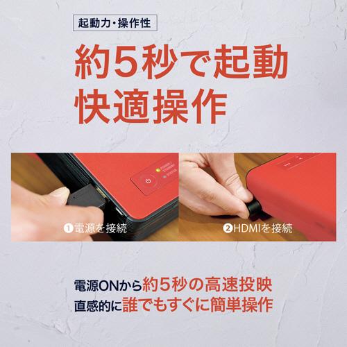 カシオ FORESIGHT VIEW小型軽量プロジェクター ワイヤレス対応モデル WXGA 2000ルーメン ナレッジネイビー CX-F1-NB 1台 送料無料 CASIO（カシオ） FORESIGHT VIEW 小型軽量プロジェクター