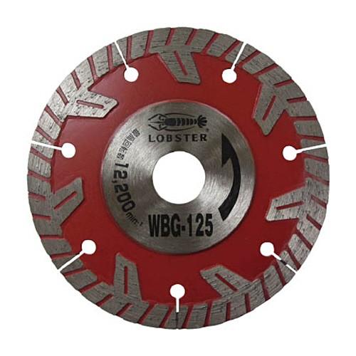 ロブテックス　エビ　ダイヤモンドホイール　ぶった斬り　１２７ｍｍ　ＷＢＧ１２５　１枚（直送）
