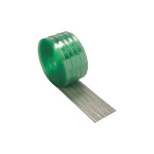 ＴＲＵＳＣＯ　ストリップ型リブ付き間仕切りシート静電透明２×２００×３０Ｍ　ＴＳＲ−２２０−３０　１巻 【不燃】 （直送）